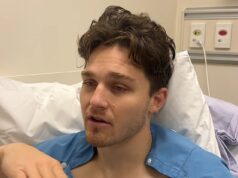 Pozrite si bizarný moment, keď hviezda NRL hovorí hlúpy blábol, keď sa prebúdza po operácii pre vážne zranenie Hviezda NRL Luke Metcalf je zobrazený na snímke z videa, ktoré ukazuje, ako sa snaží vysvetliť hernú taktiku krátko po prebudení z operácie.