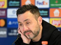 „Pracoval som s cieľom Tottenhamu Robertom De Zerbim – prvých pár týždňov bolo hrozných.“ MARSEILLE, FRANCÚZSKO – 21. JANUÁRA: Roberto De Zerbi, manažér Marseille, hovorí pre médiá na tlačovej konferencii po zápase po zápase fázy MD7 Ligy majstrov UEFA 2025/26 medzi Olympique de Marseille a Liverpool FC na Stade de Marseille 21. januára 2026 v Marseille vo Francúzsku. (Foto: Stuart Franklin – UEFA/UEFA cez Getty Images)