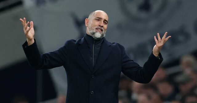 Igor Tudor, dočasný manažér Tottenhamu Hotspur, reaguje počas zápasu Premier League medzi Tottenhamom Hotspur a Crystal Palace na štadióne Tottenham Hotspur 5. marca 2026 v Londýne v Anglicku. (Foto: Justin Setterfield/Getty Images)