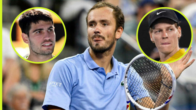 Predbehol Daniil Medvedev Novaka Djokoviča ako najlepší hráč za Carlosom Alcarazom a Jannikom Sinnerom?
