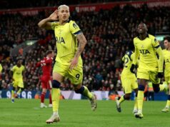 Premier League: Richarlisons sa začervenal za Tottenham Hotspur pri remíze 1:1 s Liverpoolom Premier League: Richarlisons sa začervenal za Tottenham Hotspur pri remíze 1:1 s Liverpoolom