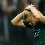 Manchester City Erlinga Haalanda bol jedným z dvoch tímov Premier League, ktoré boli v stredu večer porazené (Action Images via Reuters)