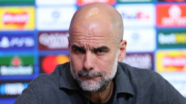 Pep Guardiola na tlačovej konferencii