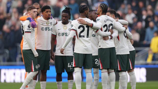 Hráči Chelsea sa túlia 