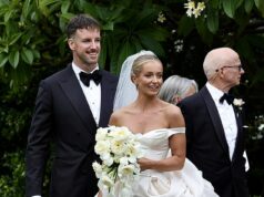 Raketa hovorí, že áno! James Magnussen sa oženil s dlhoročnou láskou Rose McEvoy na očarujúcej a dažďom zmáčanej svadbe vo Watsons Bay Olympijský medailista James Magnussen sa oženil s dlhoročnou partnerkou Rose McEvoyovou na nábrežnom ceremoniáli vo Watsons Bay v Sydney