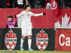 Recenzia: Sebastian Tounekti z Celticu potopil Haiti, ale slabí hráči budú v otváracom zápase Svetového pohára nepríjemnými súpermi Krídelník Keltu Sebastian Tounekti oslavuje v Toronte gól za Tunisko proti Haiti