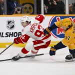 NHL: Detroit Red Wings v Nashville Predators