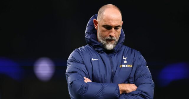 LONDÝN, ANGLICKO - 5. marca: Manažér Tottenhamu Hotspur Igor Tudor počas zápasu Premier League medzi Tottenhamom Hotspur a Crystal Palace na štadióne Tottenham Hotspur 5. marca 2026 v Londýne v Spojenom kráľovstve. (Foto: Shaun Brooks – CameraSport cez Getty Images)