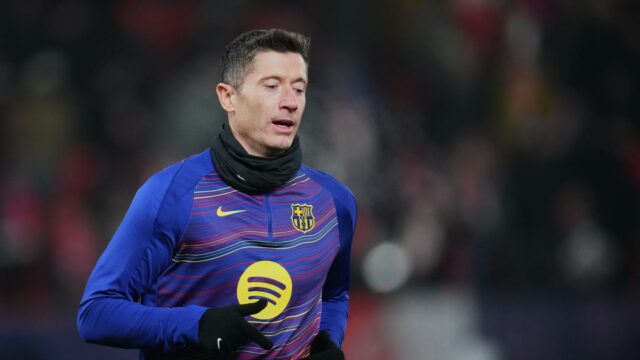 Robert Lewandowski vypadol zo semifinále Copa del Rey Barcy proti Atléticu
