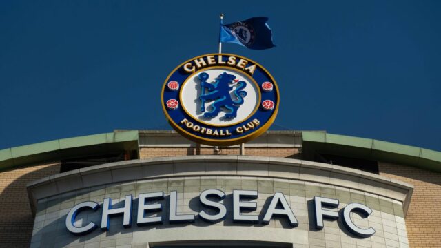 LONDÝN, ANGLICKO - 25. januára: Celkový pohľad mimo Stamford Bridge, domov Chelsea FC, 25. januára 2024 v Londýne, Anglicko. (Foto: Joe Prior/Visionhaus cez Getty Images)