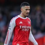 William Saliba zmeškal víťazstvo Arsenalu nad Brightonom pre zranenie členka
