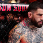 NEW YORK, NEW YORK – 15. NOVEMBRA: Sean Brady vstupuje do oktagonu v zápase welterovej váhy počas podujatia UFC 322 v Madison Square Garden 15. novembra 2025 v New Yorku. (Foto: Jeff Bottari/Zuffa LLC)