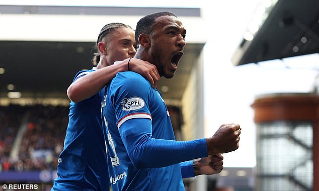 Šéf Rangers Danny Rohl povedal, že po záhadnom exile obrancu Derek Cornelius oslavuje gól Rangers proti Kilmarnocku v októbri