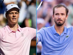 Sinner návaly, Medvedev top 10, Draper -12 Sinner návaly, Medvedev top 10, Draper -12