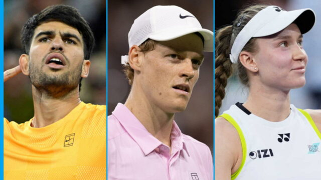 Sinner získava pôdu pod nohami, keď Alcaraz omráčil, Rybakina výhoda, keď Swiatek prelomil ticho
