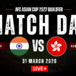 Skóre medzi Indiou a Hongkongom LIVE, kvalifikácia Ázijského pohára AFC 2027: Zostavy vonku, Ryan Williams bude debutovať