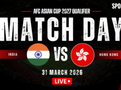 Skóre medzi Indiou a Hongkongom LIVE, kvalifikácia Ázijského pohára AFC 2027: Zostavy vonku, Ryan Williams bude debutovať Skóre medzi Indiou a Hongkongom LIVE, kvalifikácia Ázijského pohára AFC 2027: Zostavy vonku, Ryan Williams bude debutovať