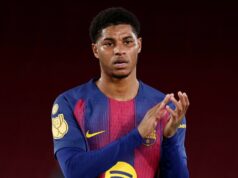Španielske médiá jasne vyjadrujú pocity zo striedania Marcusa Rashforda, keď Barcelona vypadla z pohára BARCELONA, ŠPANIELSKO - 3. marca: Marcus Rashford z FC Barcelona sklamaný počas zápasu španielskeho pohára Copa del Rey medzi FC Barcelona a Atletico Madrid na Camp Nou 3. marca 2026 v španielskej Barcelone (Foto: David Ramirez/Soccrates/Getty Images)