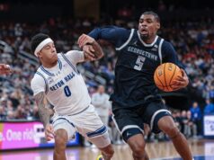 Správa: Strážca Georgetownu KJ Lewis vstupuje na portál prestupov Basketbal NCAA: Georgetown v Seton Hall