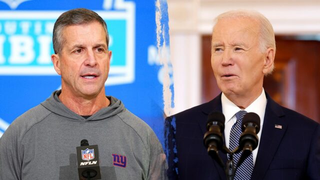 Správy NFL: John Harbaugh Giants odmieta virálne porovnanie Joea Bidena Správy NFL: John Harbaugh Giants odmieta virálne porovnanie Joea Bidena