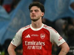 Správy z Arsenalu: Declan Rice prestupový hlavolam, keď Mikel Arteta povedal, že jeho talizman je „stratený“ Čakanie Mikela Artetu a Arsenalu na trofej sa vlečie