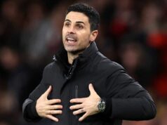 Správy z Arsenalu: Mikel Arteta chce podrobnosti o cieli na prestup vo výške 87 miliónov libier ako hráč na palube lietadla Mikel Arteta