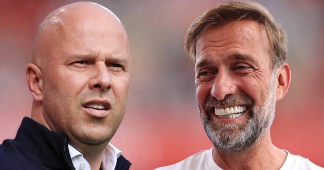 Arne Slot a Jurgen Klopp