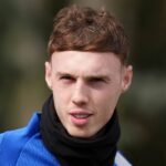 Cole Palmer z Chelsea počas tréningu na Cobham Training Ground, Surrey. Dátum snímky: utorok 10. marca 2026. PA Foto. Fotografický kredit by mal znieť: Ben Whitley/PA Wire.