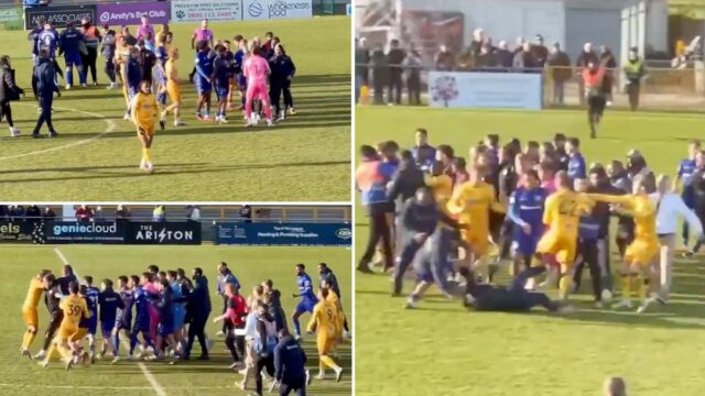 Súboj v Národnej lige sa končí bitkou prirovnanou k „veci Hráči Rochdale a Sutton United