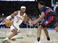 Súhrn NBA: Shai Gilgeous-Alexander vedený Thunder top Pistons v OT NBA: Detroit Pistons v Oklahoma City Thunder