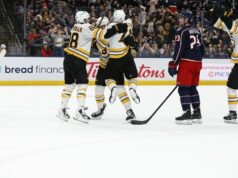 Súhrnná bilancia NHL: Prehra 3:0 po tretie, Boston porazil Columbus v SO NHL: Boston Bruins v Columbus Blue Jackets