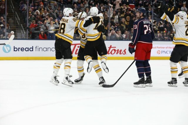 NHL: Boston Bruins v Columbus Blue Jackets