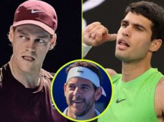 Súperi Carlos Alcaraz a Jannik Sinner poslali úprimný odkaz od Juana Martina del Potra Súperi Carlos Alcaraz a Jannik Sinner poslali úprimný odkaz od Juana Martina del Potra