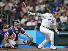 Syn Mannyho Ramireza Lucas sa DVAKRÁT prehovára proti tímu USA, keď Brazília vystrašila veľkých favoritov na WBC 20-ročný Lucas Ramirez zahral v piatok prvý z dvoch homerunov proti tímu USA vo WBC
