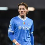 NEAPOL, TALIANSKO - 14. marca: Scott McTominay z SSC Neapol počas zápasu Serie A medzi SSC Neapol a US Lecce na Stadio Diego Armando Maradona 14. marca 2026 v talianskom Neapole. (Foto Ivan Romano/Getty Images)