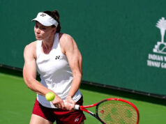 Taylor Fritz a Elena Rybakina sa opakujú ako šampióni Eisenhower Cupu Taylor Fritz trénuje počas BNP Paribas Open v Indian Wells v Kalifornii v pondelok 2. marca 2026.