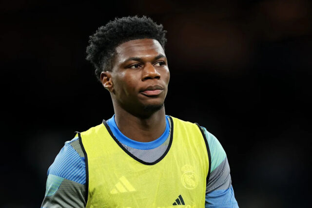 Tchouameni hovorí s Arbeloom, Alonsom, Viniciusom, Mbappem a Bayernom Mníchov po víťazstve v Man City
