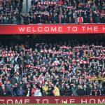 Priaznivci Arsenalu na Emirates Stadium