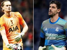 Thibaut Courtois odhaľuje správu, ktorú poslal Antoninovi Kinskému po hororovej show v Tottenhame Antonin Kinský vydržal len 16 minút, kým ho prepadli