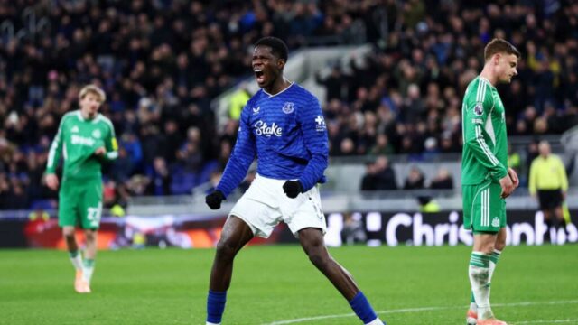 Thierno Barry ukončil dvojročnú rekordnú jazdu Evertonu proti Newcastlu United
