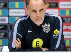 Thomas Tuchel priznáva, že masové medzinárodné stiahnutie hviezd Arsenalu vyzerá „podozrivo“ Thomas Tuchel, hlavný tréner Anglicka
