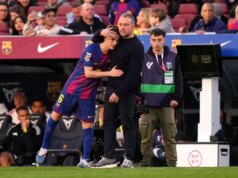 Tímový kolega z Barcelony ukazuje svoju triedu gestom Gaviho pri víťazstve nad Sevillou Tímový kolega z Barcelony ukazuje svoju triedu gestom Gaviho pri víťazstve nad Sevillou