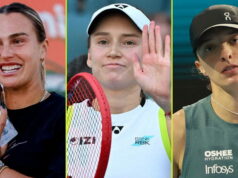 Top Sabalenka & Rybakina, Gauff 7., Swiatek 11. Top Sabalenka & Rybakina, Gauff 7., Swiatek 11.