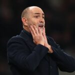 Manažér Tottenhamu Hotspur Igor Tudor počas zápasu Premier League medzi Tottenhamom Hotspur a Crystal Palace na štadióne Tottenham Hotspur 5. marca 2026 v Londýne v Spojenom kráľovstve.
