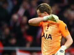 Tottenham nahradil brankára Antonina Kinského do 17 minút pri prehre 2:5 v Lige majstrov Tottenham nahradil brankára Antonina Kinského do 17 minút pri prehre 2:5 v Lige majstrov