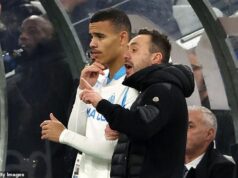 Tottenham sa rozhodol urobiť z Roberta De Zerbiho svojho manažéra TERAZ na záchrannej misii zostupu po prepustení Igora Tudora – ale fanúšikovia sa BÚHAJÚ, že najal šéfa, ktorý presadzoval „dobrého chlapa“ Masona Greenwooda Odkazy Roberta De Zerbiho na Masona Greenwooda – ktorého nazýva „dobrý chlap“ – rozrušili fanúšikov Tottenhamu