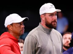 Travis Kelce, rozhovor Kai Trumpa na podujatí TGL Travis Kelce, rozhovor Kai Trumpa na podujatí TGL