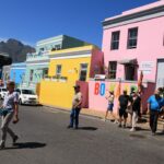 V historickom Bo-Kaap v Kapskom Meste, domy v obliehaní bohatých zahraničných kupcov | Správy o bývaní