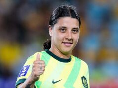 Varovanie Sam Kerr pre svojich spoluhráčov z Matildas pred štvrťfinále Ázijského pohára: „Vždy, keď sme s nimi hrali, bolo to ťažké“ Kapitánka Matildas Sam Kerr vyzvala svojich spoluhráčov, aby sa nebáli o bojovný prístup Severnej Kórey na ihrisku – inak sa ich sen o Ázijskom pohári skončí.