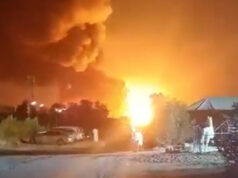 Video ukazuje výbuch projektilu v blízkosti leteckej základne Ali al-Salem v Kuvajte | Izraelsko-iránsky konflikt Video ukazuje výbuch projektilu v blízkosti leteckej základne Ali al-Salem v Kuvajte | Izraelsko-iránsky konflikt